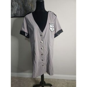 Vintage Style Department of Corrections Costume Dress Size XL